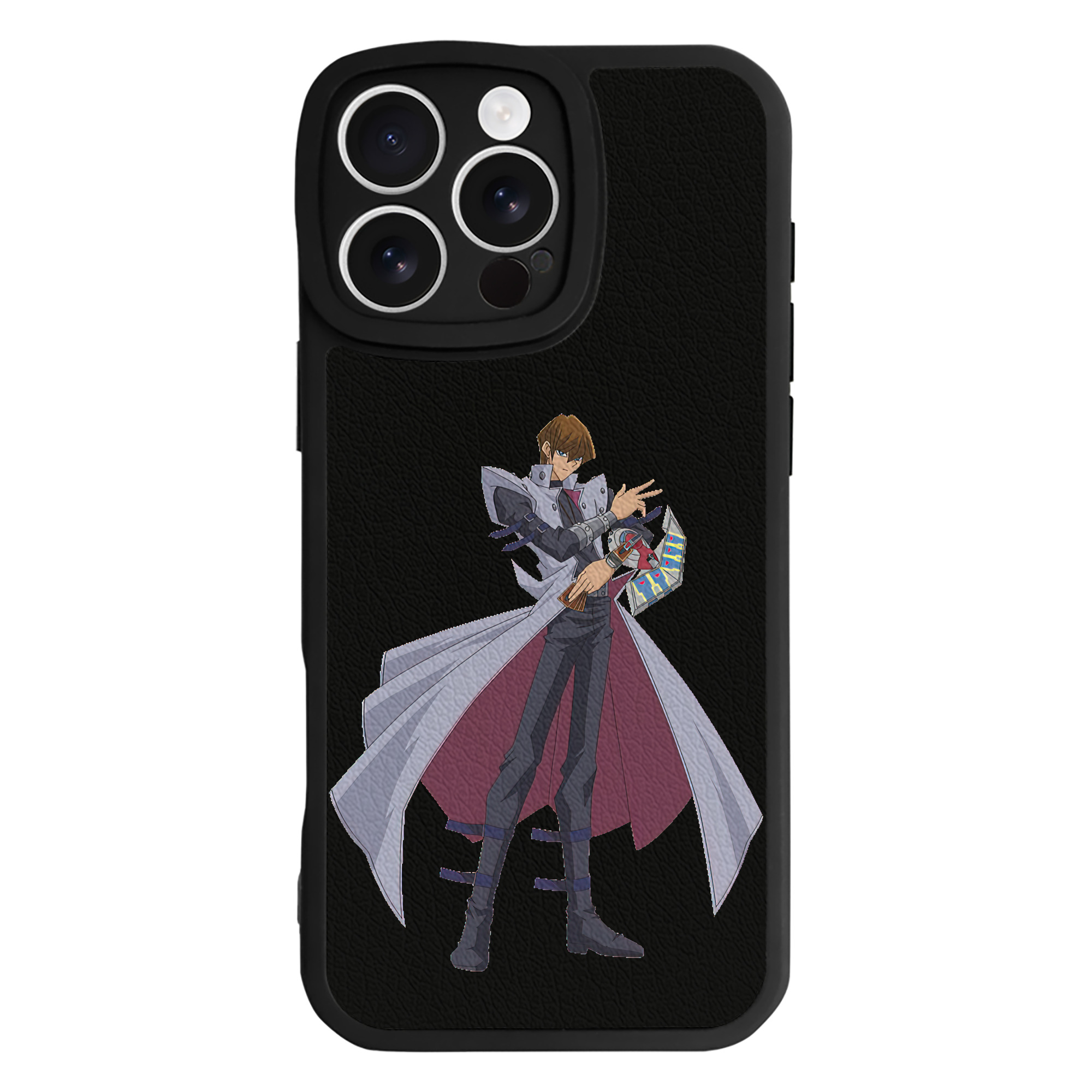 遊☆戯☆王 Yu-Gi-Oh! 【iPhone 16シリーズ対応】シリコンスマホケース（レザー調） 材質：シリコン